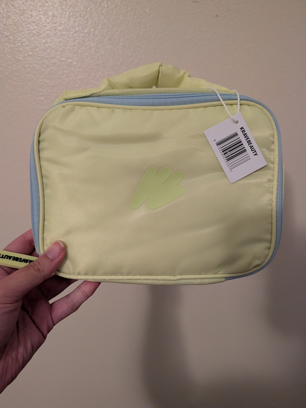 Krave Beauty Cosmetic Bag with Zipper NWT